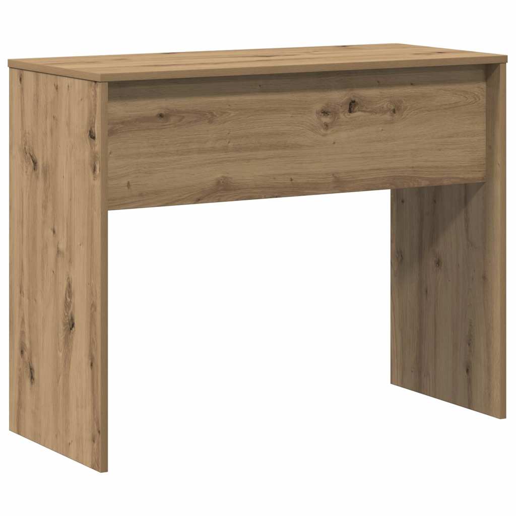 Bureau 90x40x72 cm bewerkt hout artisanaal eikenkleur is nu te koop bij PeponiXL, paradijselijk wonen!