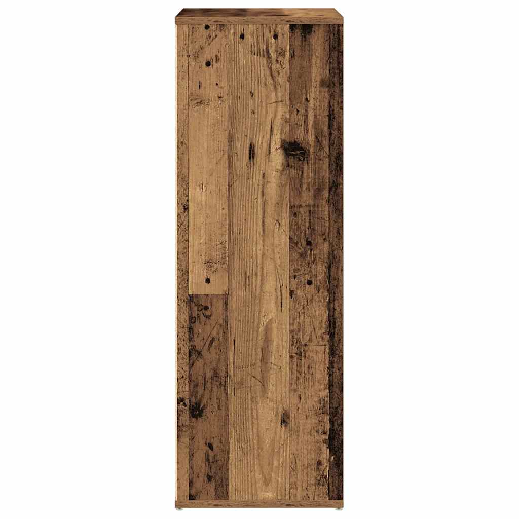 Schoenenrek 54x34x100,5 cm bewerkt hout oud houtkleurig is nu te koop bij PeponiXL, paradijselijk wonen!