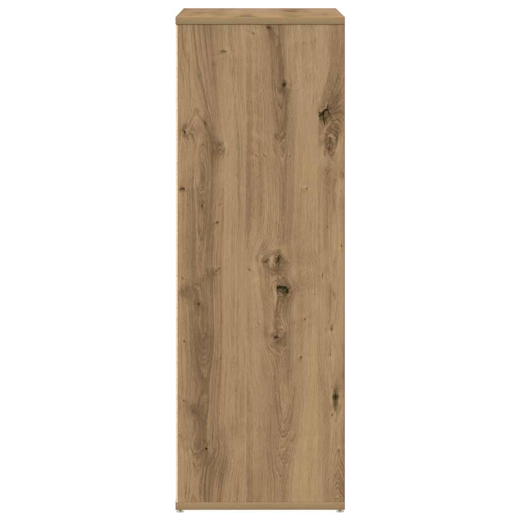 Schoenenrek 54x34x100,5 cm bewerkt hout artisanaal eikenkleur is nu te koop bij PeponiXL, paradijselijk wonen!