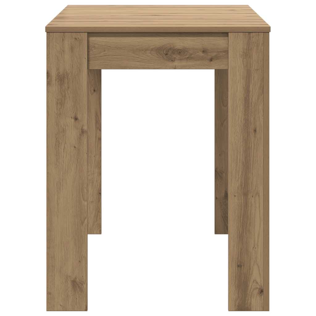 Eettafel 120x60x76 cm bewerkt hout artisanaal eikenkleur is nu te koop bij PeponiXL, paradijselijk wonen!