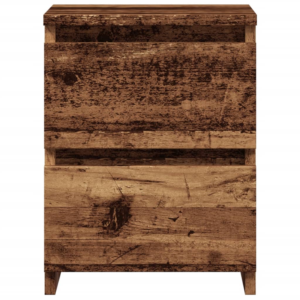 Nachtkastje 30x30x40 cm bewerkt hout oud houtkleurig is nu te koop bij PeponiXL, paradijselijk wonen!