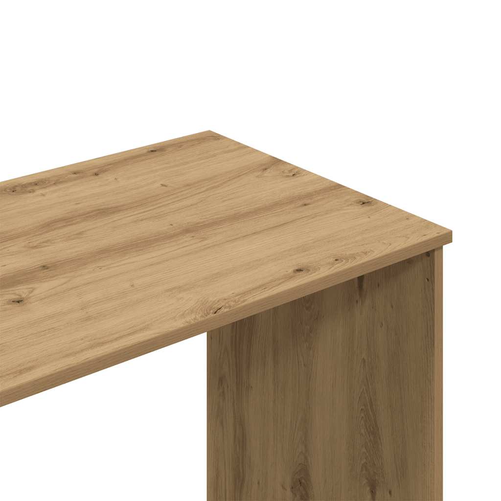 Bureau 102x50x76 cm bewerkt hout artisanaal eikenkleur is nu te koop bij PeponiXL, paradijselijk wonen!