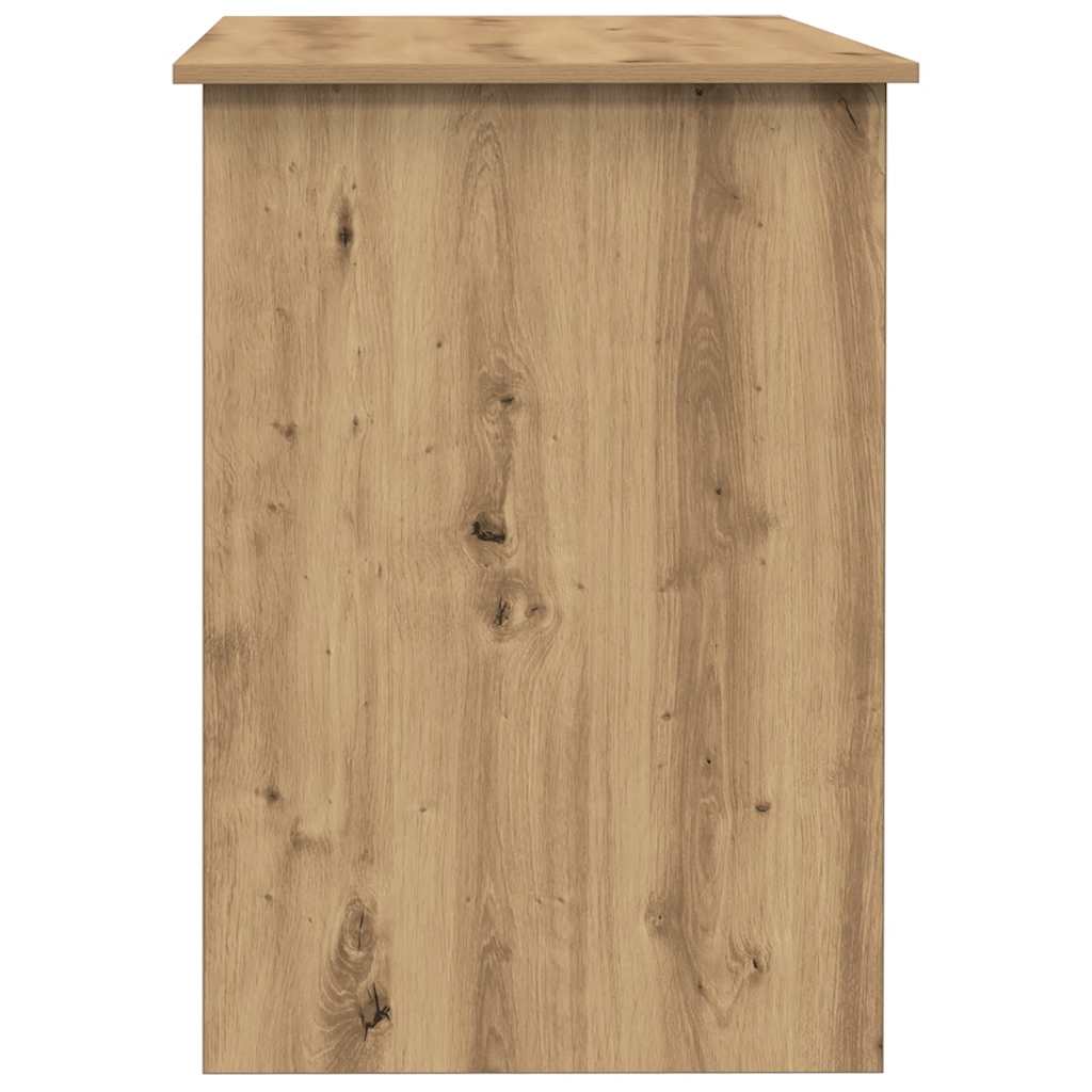 Bureau 100x55x75 cm bewerkt hout artisanaal eikenkleur is nu te koop bij PeponiXL, paradijselijk wonen!