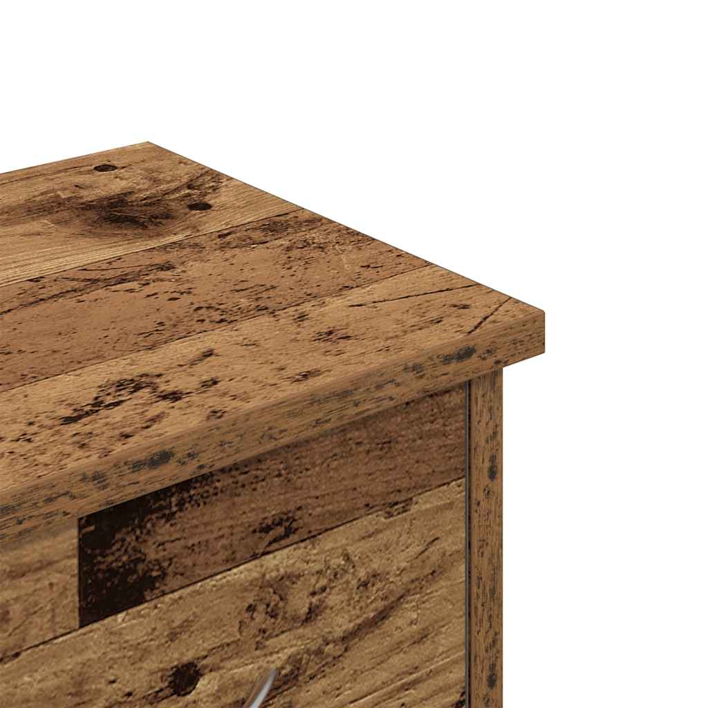 Wandkast 60x26x18,5 cm bewerkt hout oud houtkleurig is nu te koop bij PeponiXL, paradijselijk wonen!
