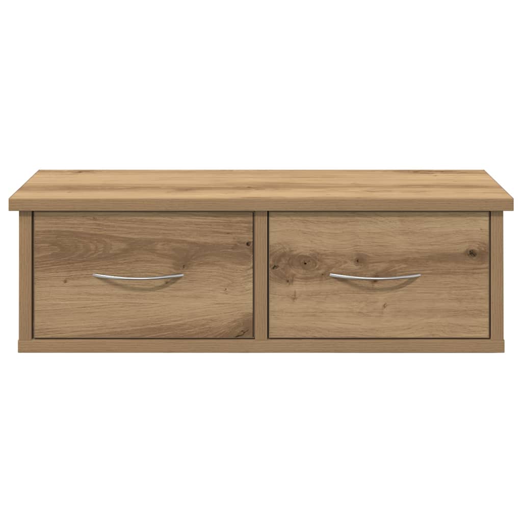 Wandkast 60x26x18,5 cm bewerkt hout artisanaal eikenkleur is nu te koop bij PeponiXL, paradijselijk wonen!