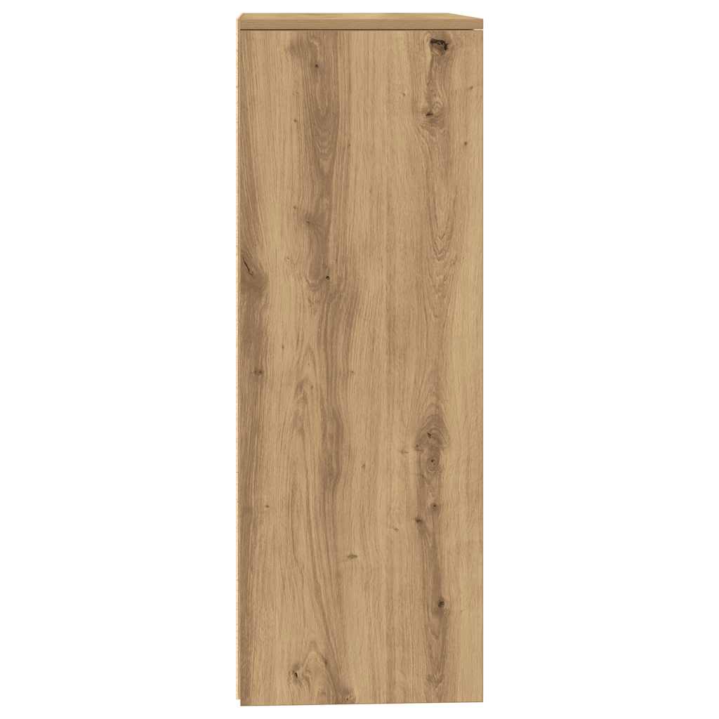 Dressoir met 6 lades 50x34x96 cm bewerkt hout artisanaal eiken is nu te koop bij PeponiXL, paradijselijk wonen!