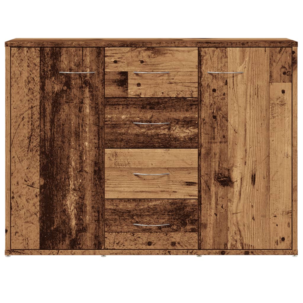 Dressoir 88x30x64 cm bewerkt hout oud houtkleurig is nu te koop bij PeponiXL, paradijselijk wonen!