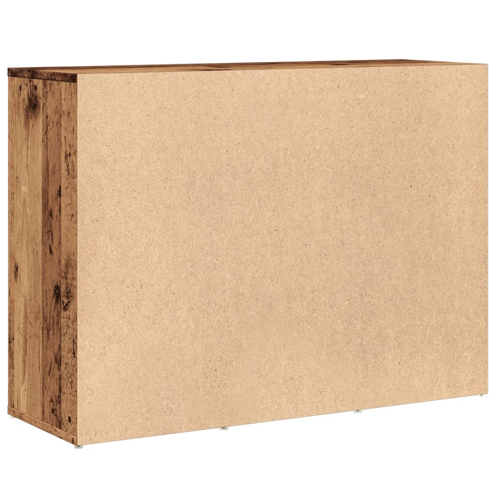 Dressoir 88x30x64 cm bewerkt hout oud houtkleurig is nu te koop bij PeponiXL, paradijselijk wonen!