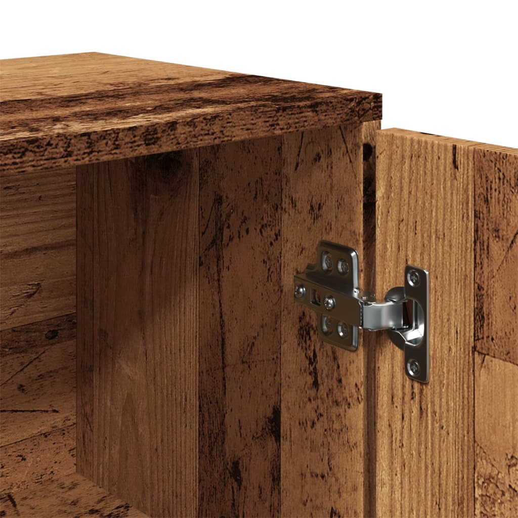 Dressoir 88x30x64 cm bewerkt hout oud houtkleurig is nu te koop bij PeponiXL, paradijselijk wonen!
