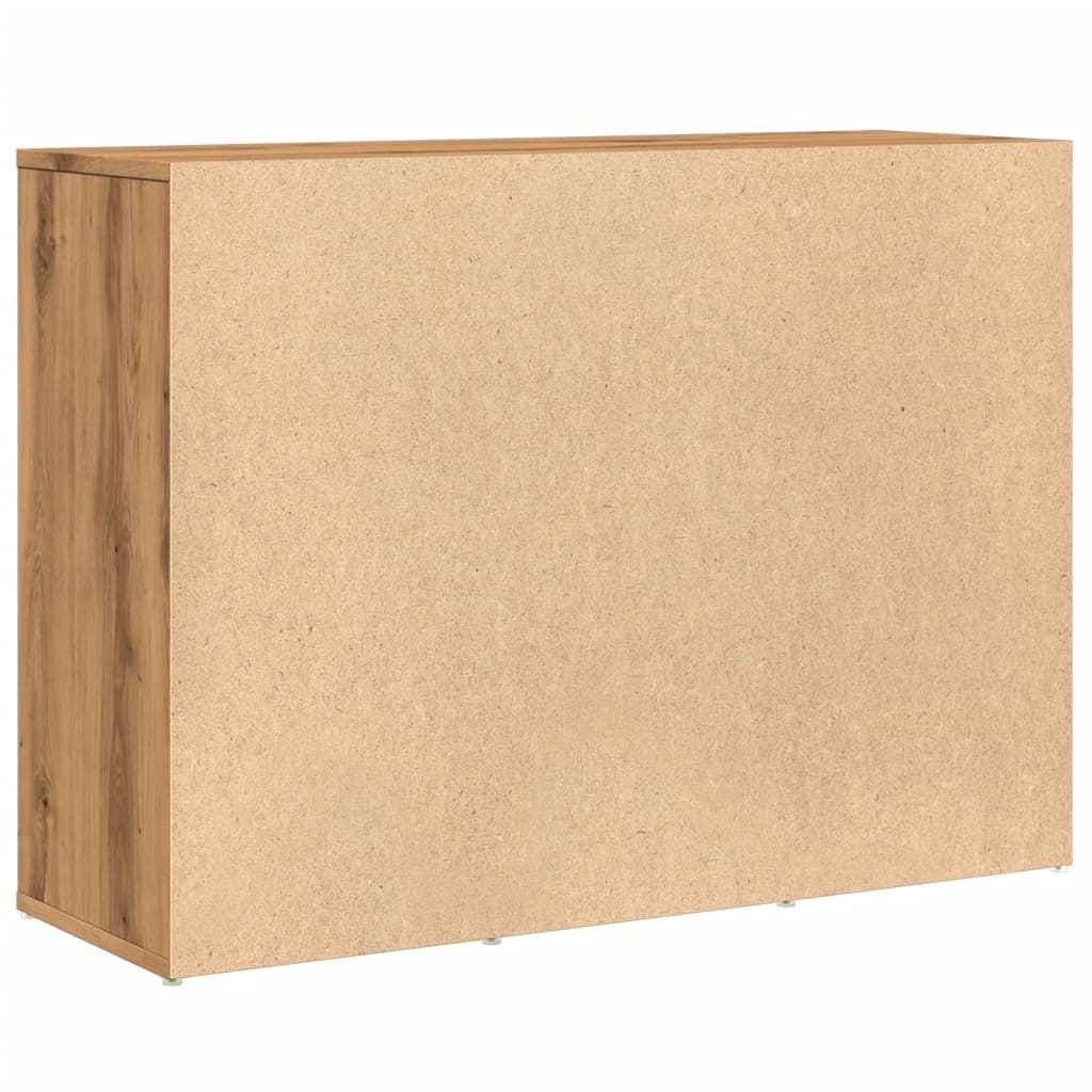 Dressoir 88x30x64 cm bewerkt hout artisanaal eikenkleur is nu te koop bij PeponiXL, paradijselijk wonen!