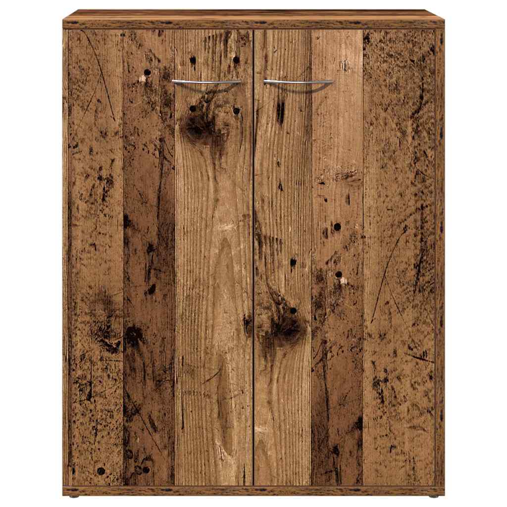 Dressoir 60x30x75 cm bewerkt hout oud houtkleurig is nu te koop bij PeponiXL, paradijselijk wonen!