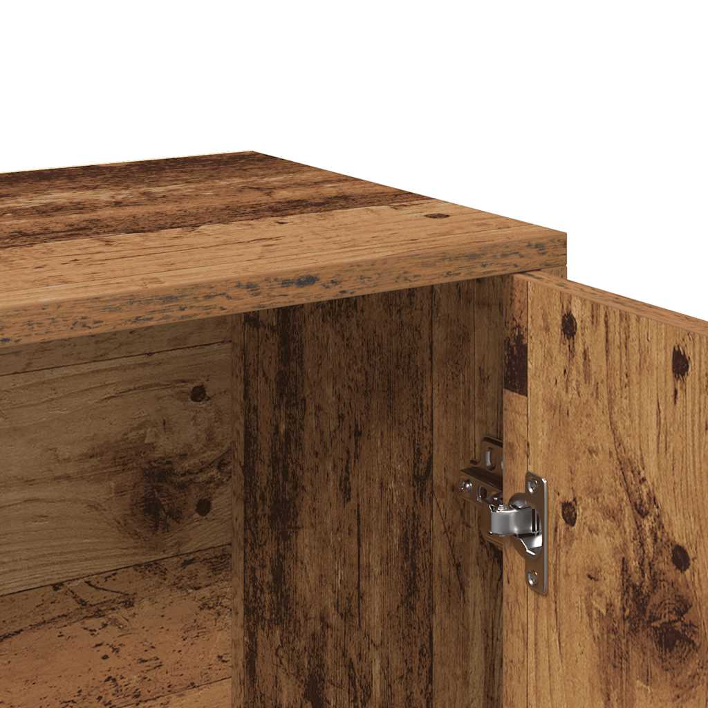 Dressoir 60x30x75 cm bewerkt hout oud houtkleurig is nu te koop bij PeponiXL, paradijselijk wonen!