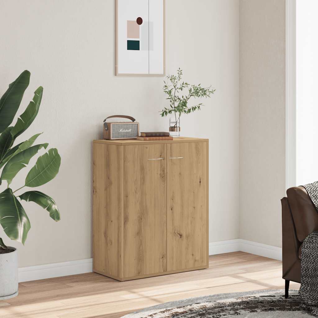 Dressoir 60x30x75 cm bewerkt hout artisanaal eikenkleur is nu te koop bij PeponiXL, paradijselijk wonen!
