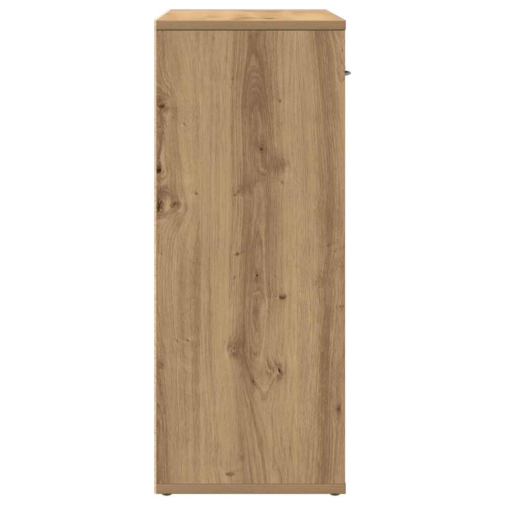 Dressoir 60x30x75 cm bewerkt hout artisanaal eikenkleur is nu te koop bij PeponiXL, paradijselijk wonen!