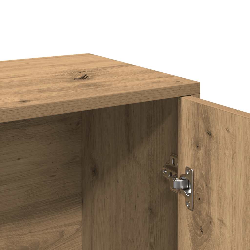 Dressoir 60x30x75 cm bewerkt hout artisanaal eikenkleur is nu te koop bij PeponiXL, paradijselijk wonen!