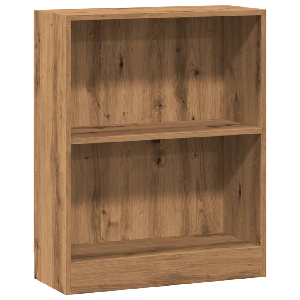 Boekenkast 60x24x76 cm bewerkt hout artisanaal eikenkleurig is nu te koop bij PeponiXL, paradijselijk wonen!