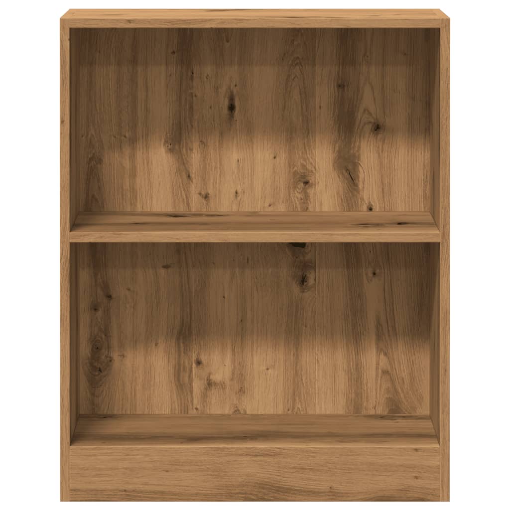 Boekenkast 60x24x76 cm bewerkt hout artisanaal eikenkleurig is nu te koop bij PeponiXL, paradijselijk wonen!