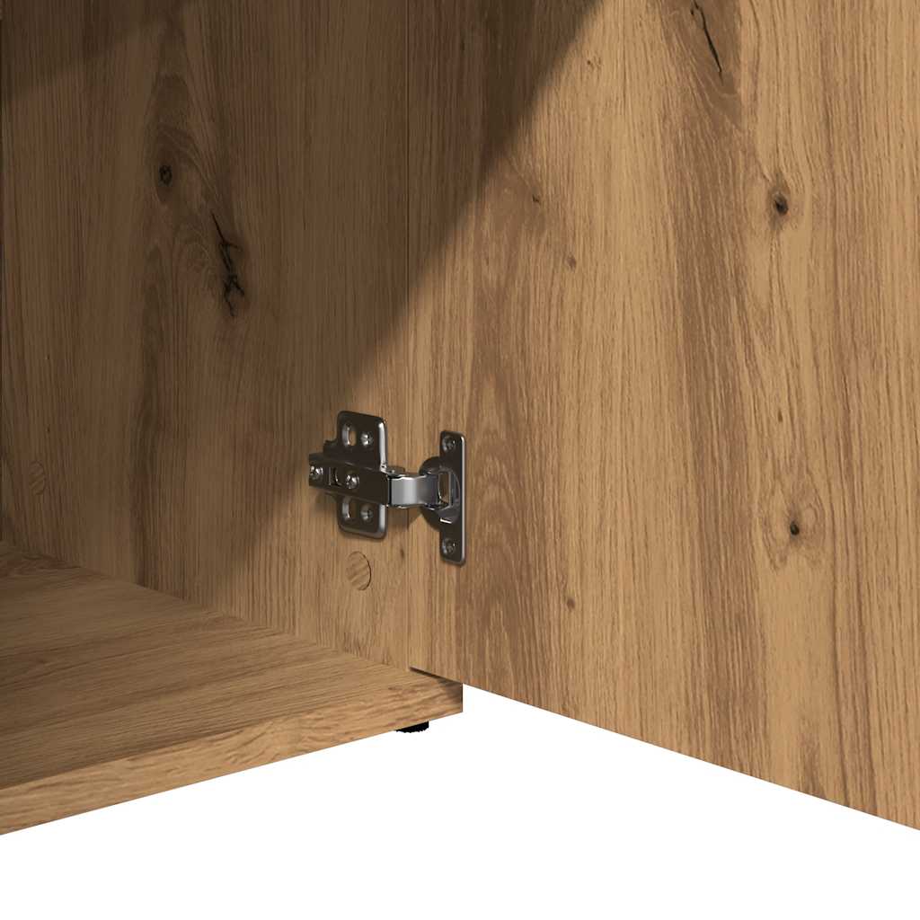 Dressoir Artisan Eikenhout 91x29,5x75 cm Bewerkt Hout is nu te koop bij PeponiXL, paradijselijk wonen!