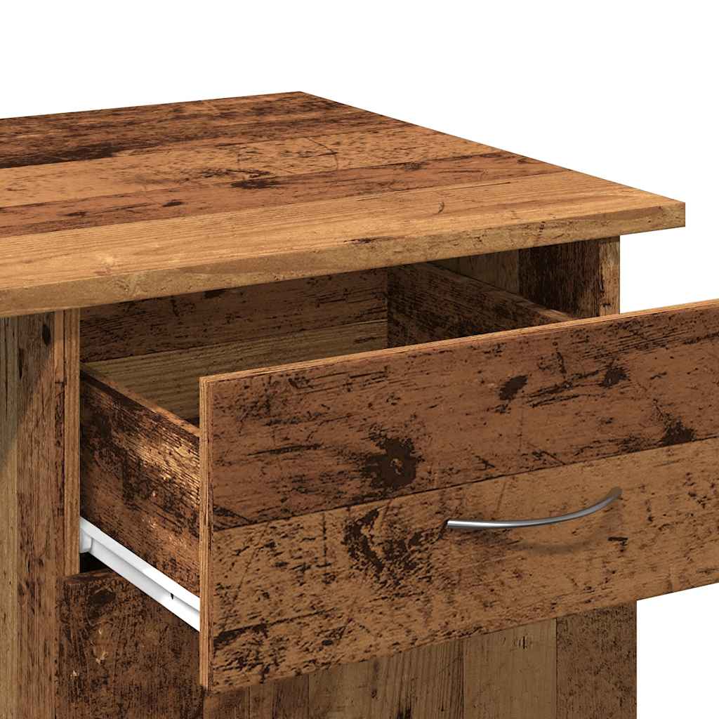 Bureau 100x50x76 cm bewerkt hout oud houtkleurig is nu te koop bij PeponiXL, paradijselijk wonen!