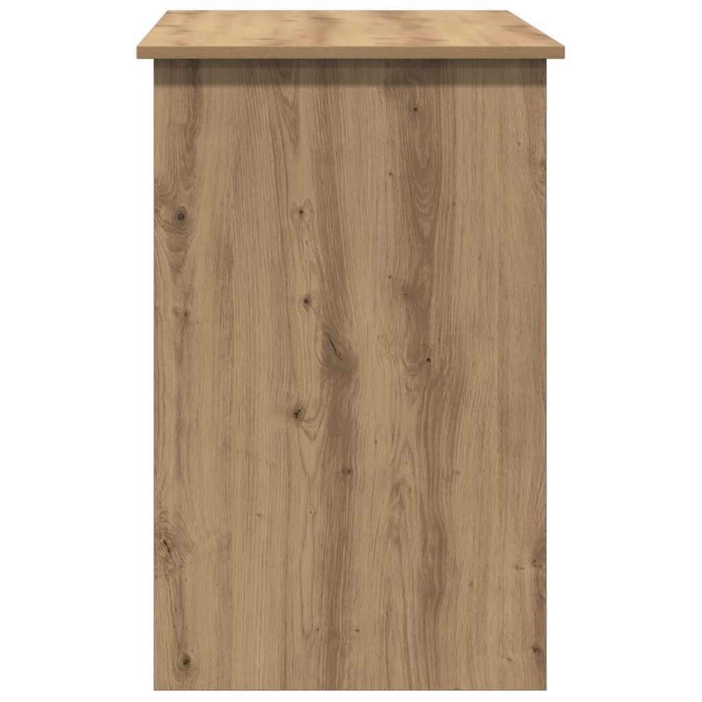 Bureau 100x50x76 cm bewerkt hout artisanaal eikenkleur is nu te koop bij PeponiXL, paradijselijk wonen!