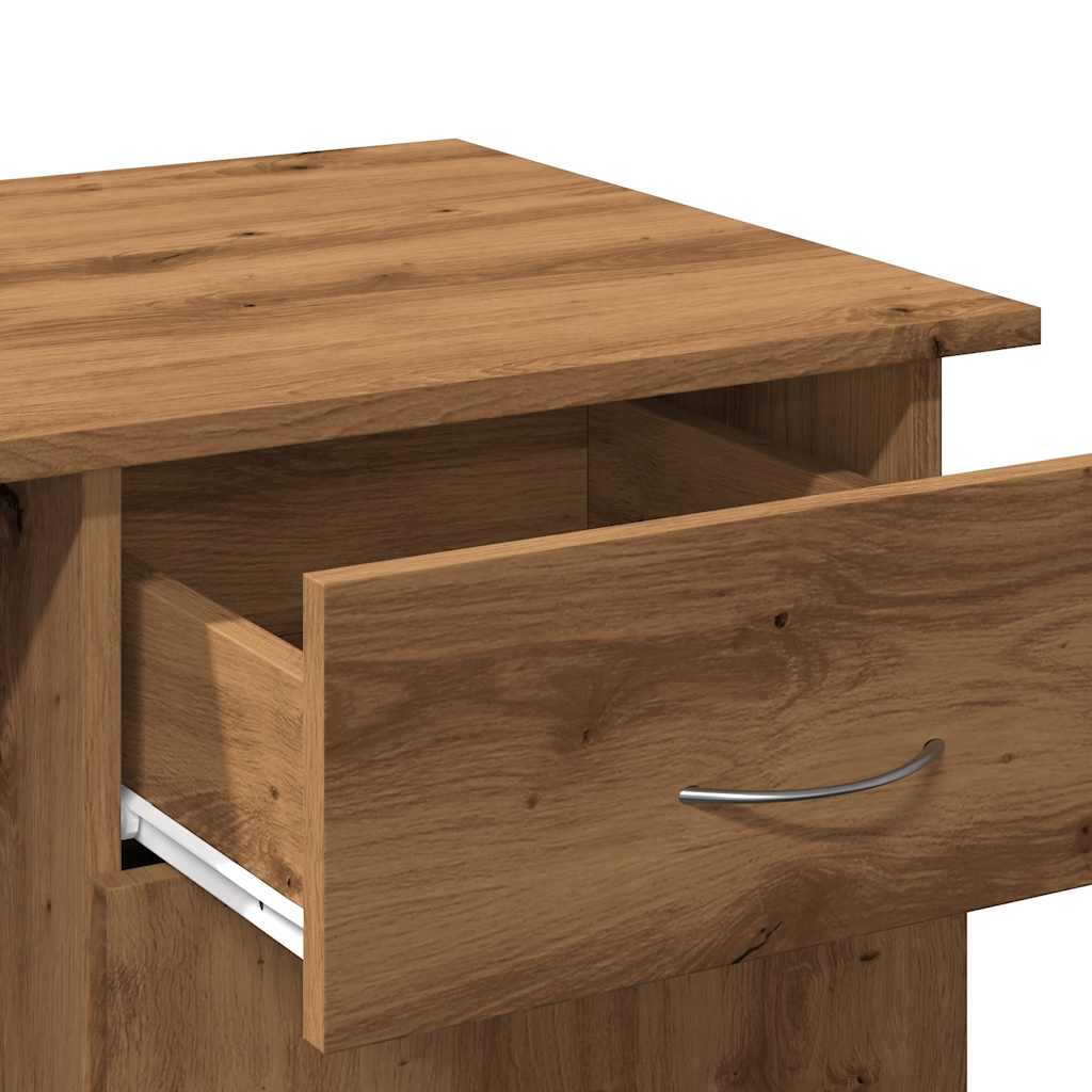Bureau 100x50x76 cm bewerkt hout artisanaal eikenkleur is nu te koop bij PeponiXL, paradijselijk wonen!