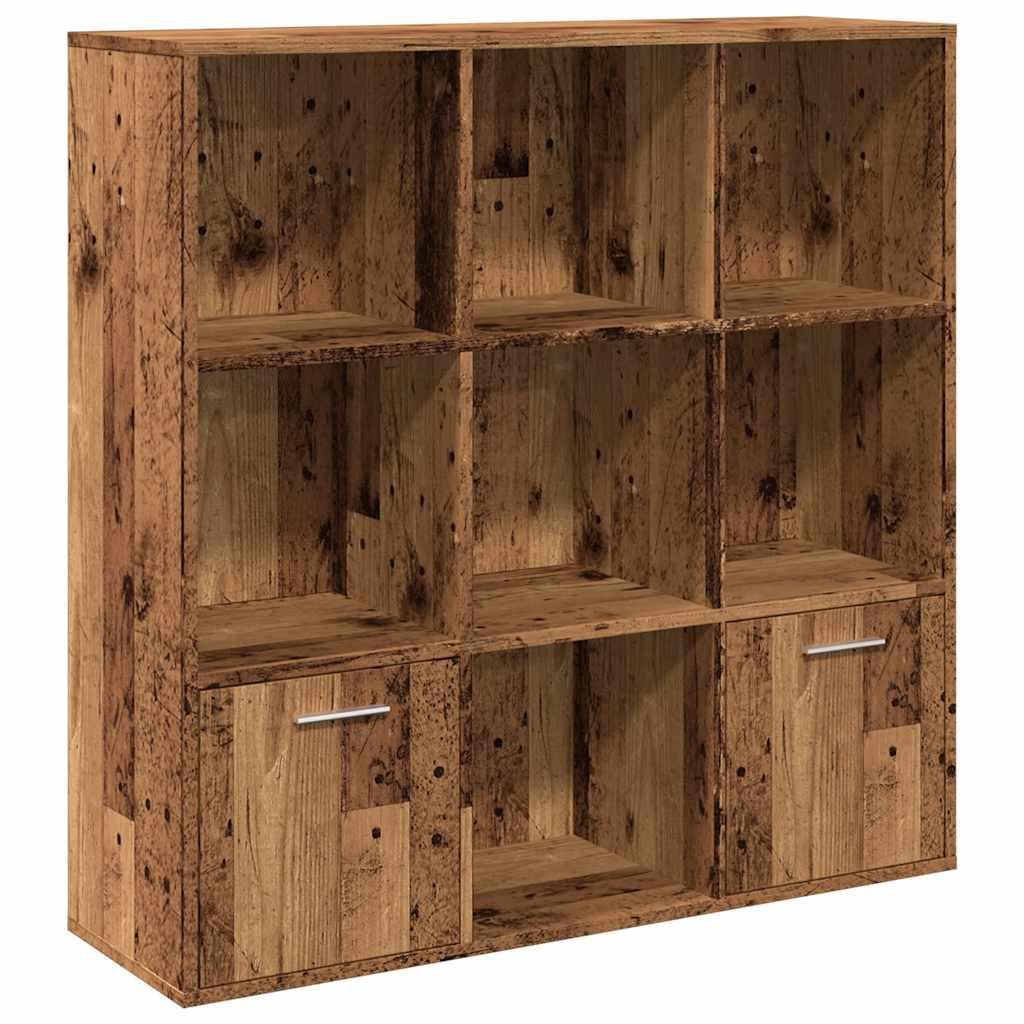 Boekenkast 98x29x97,5 cm bewerkt hout oud houtkleurig is nu te koop bij PeponiXL, paradijselijk wonen!