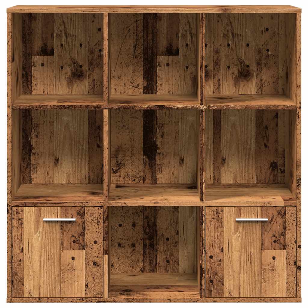 Boekenkast 98x29x97,5 cm bewerkt hout oud houtkleurig is nu te koop bij PeponiXL, paradijselijk wonen!