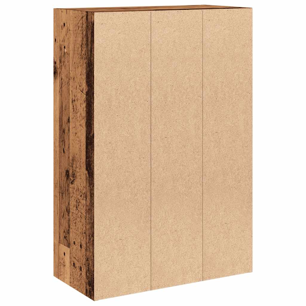 Boekenkast 60,5x30x90 cm bewerkt hout oud houtkleurig is nu te koop bij PeponiXL, paradijselijk wonen!
