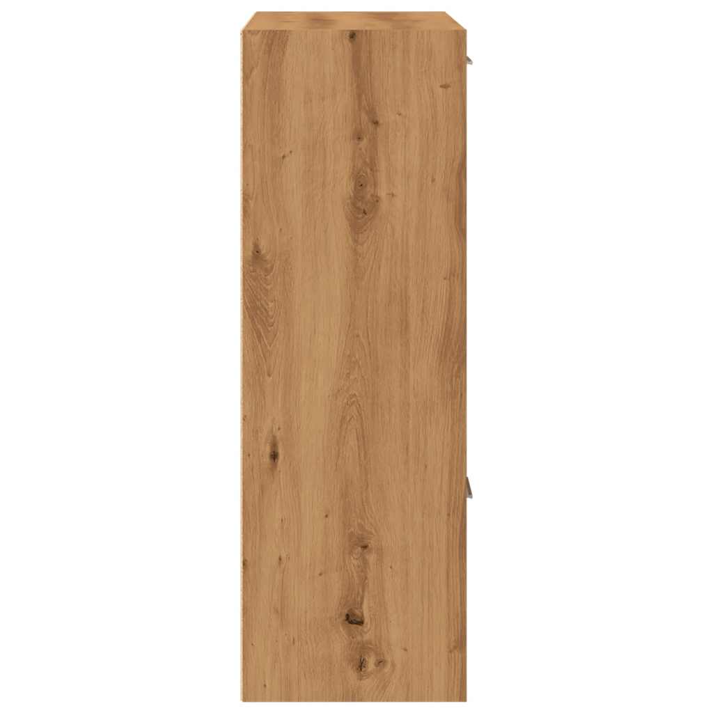 Boekenrek 60,5x30x90 cm bewerkt hout artisanaal eikenkleurig is nu te koop bij PeponiXL, paradijselijk wonen!