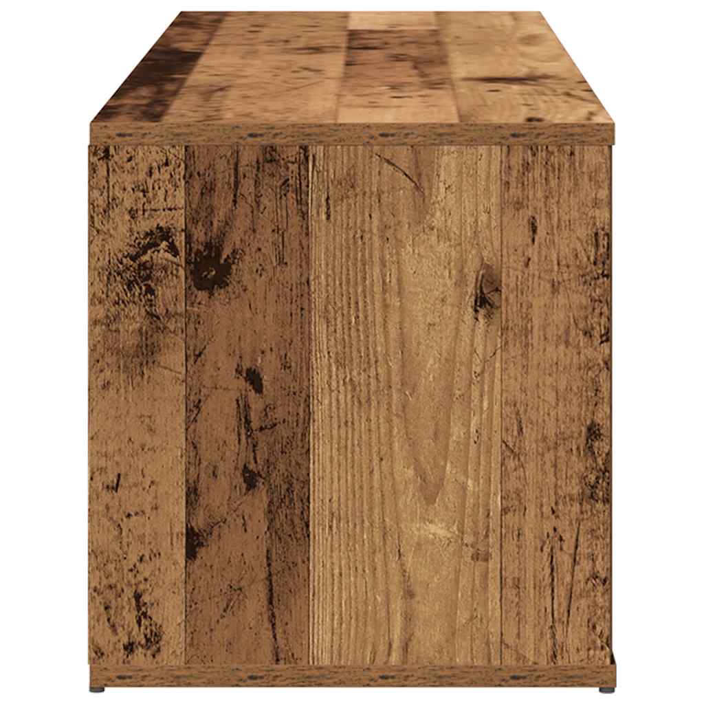 Tv-meubel 120x34x37 cm bewerkt hout oud houtkleurig is nu te koop bij PeponiXL, paradijselijk wonen!
