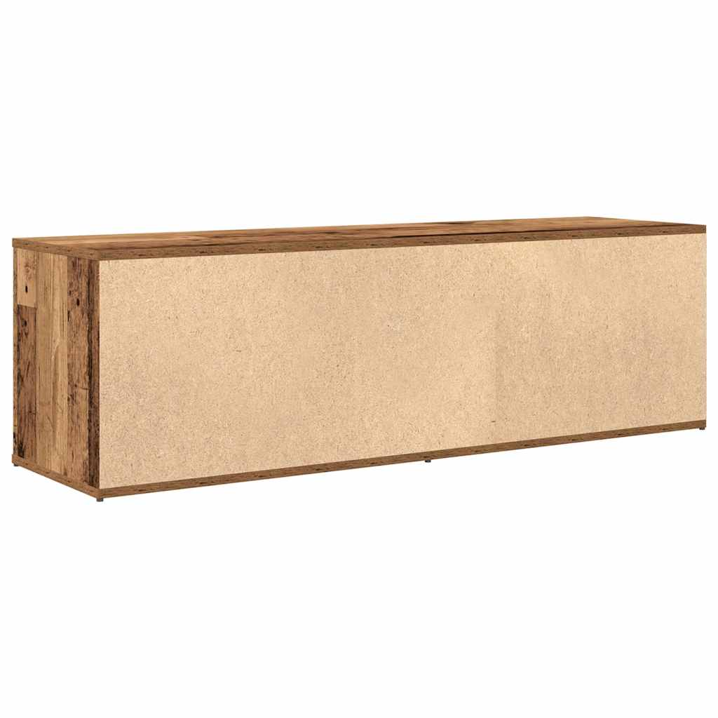 Tv-meubel 120x34x37 cm bewerkt hout oud houtkleurig is nu te koop bij PeponiXL, paradijselijk wonen!