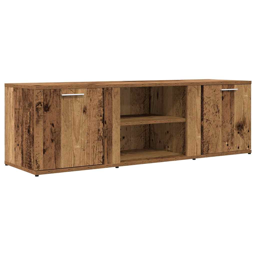 Tv-meubel 120x34x37 cm bewerkt hout oud houtkleurig is nu te koop bij PeponiXL, paradijselijk wonen!