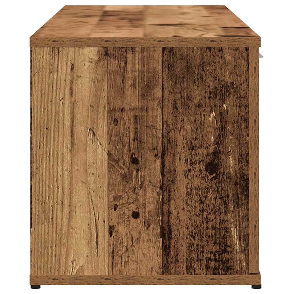 Tv-meubel 120x34x37 cm bewerkt hout oud houtkleurig is nu te koop bij PeponiXL, paradijselijk wonen!
