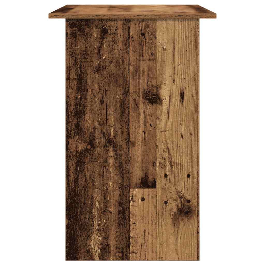 Bureau 90x50x74 cm bewerkt hout oud houtkleurig is nu te koop bij PeponiXL, paradijselijk wonen!