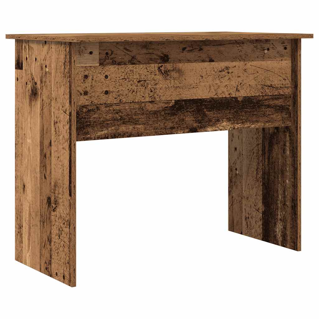 Bureau 90x50x74 cm bewerkt hout oud houtkleurig is nu te koop bij PeponiXL, paradijselijk wonen!