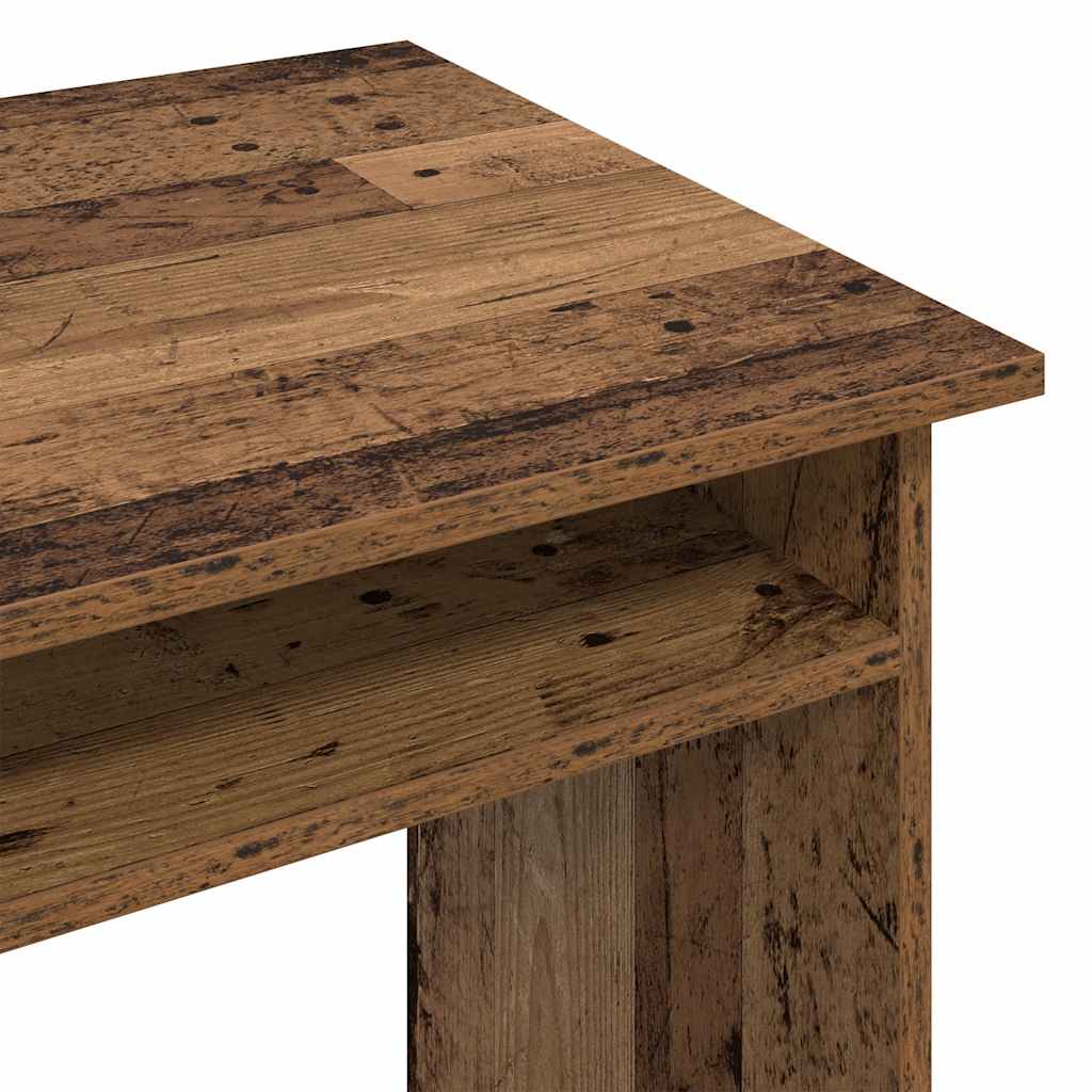 Bureau 90x50x74 cm bewerkt hout oud houtkleurig is nu te koop bij PeponiXL, paradijselijk wonen!