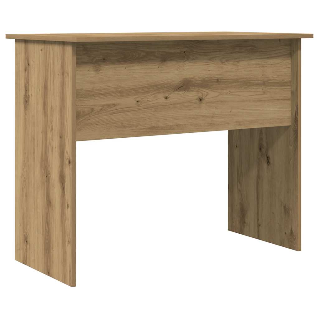 Bureau 90x50x74 cm bewerkt hout artisanaal eikenkleur is nu te koop bij PeponiXL, paradijselijk wonen!