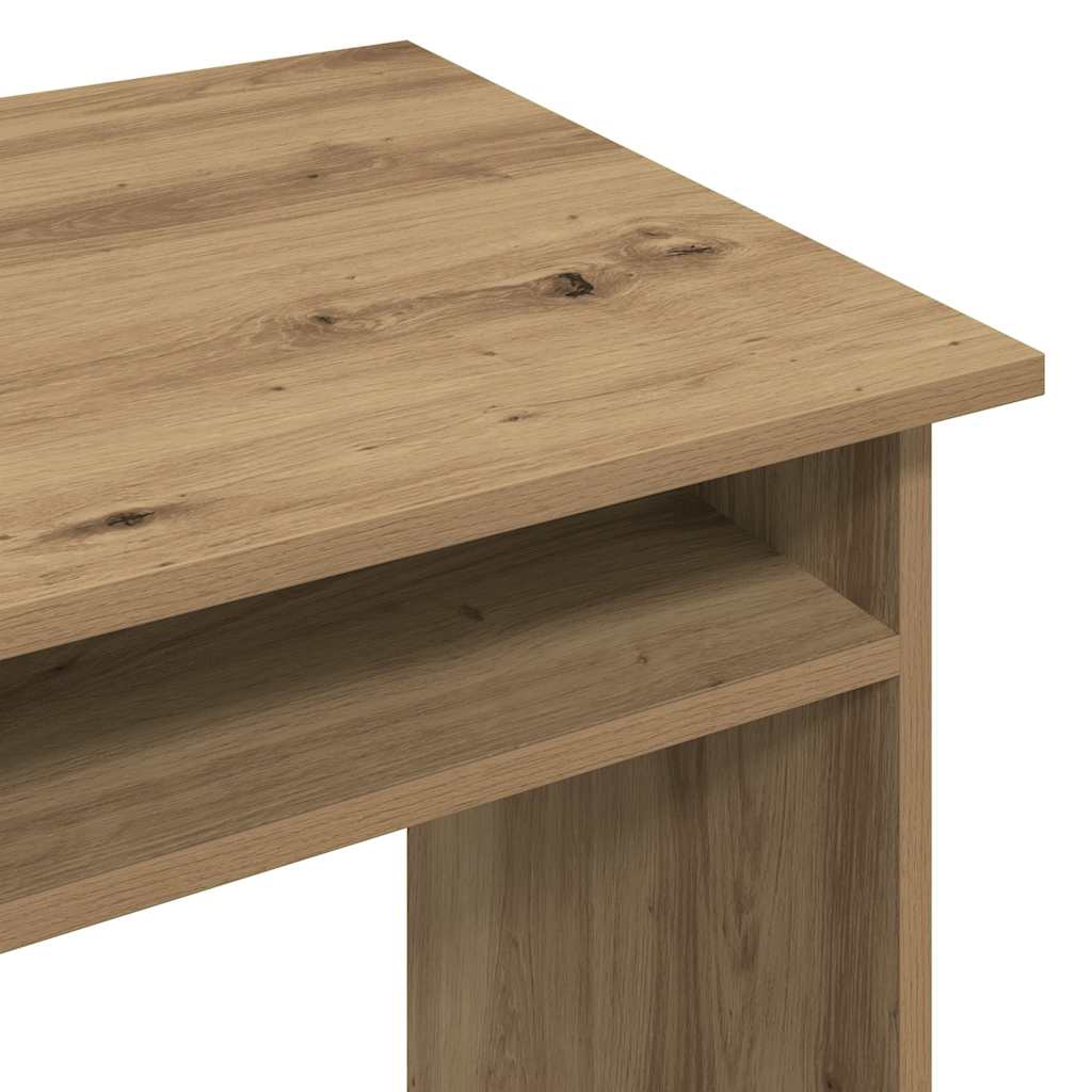 Bureau 90x50x74 cm bewerkt hout artisanaal eikenkleur is nu te koop bij PeponiXL, paradijselijk wonen!