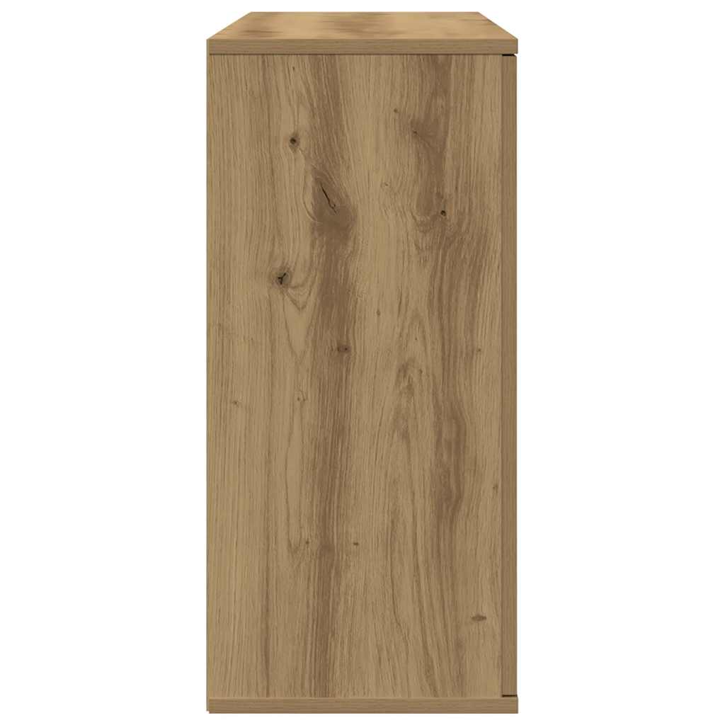 Dressoir 90x29,5x65 cm bewerkt hout artisanaal eikenkleur is nu te koop bij PeponiXL, paradijselijk wonen!