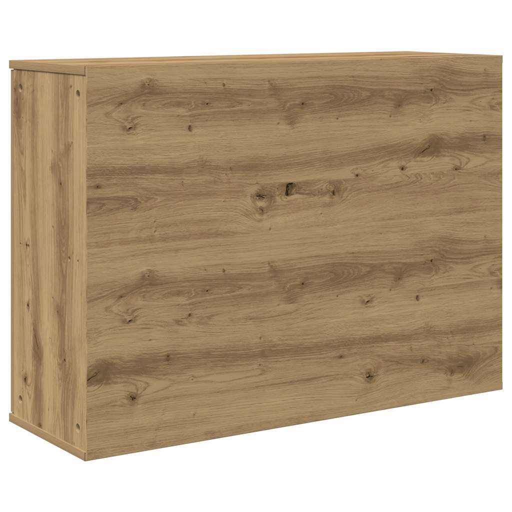 Dressoir 90x29,5x65 cm bewerkt hout artisanaal eikenkleur is nu te koop bij PeponiXL, paradijselijk wonen!