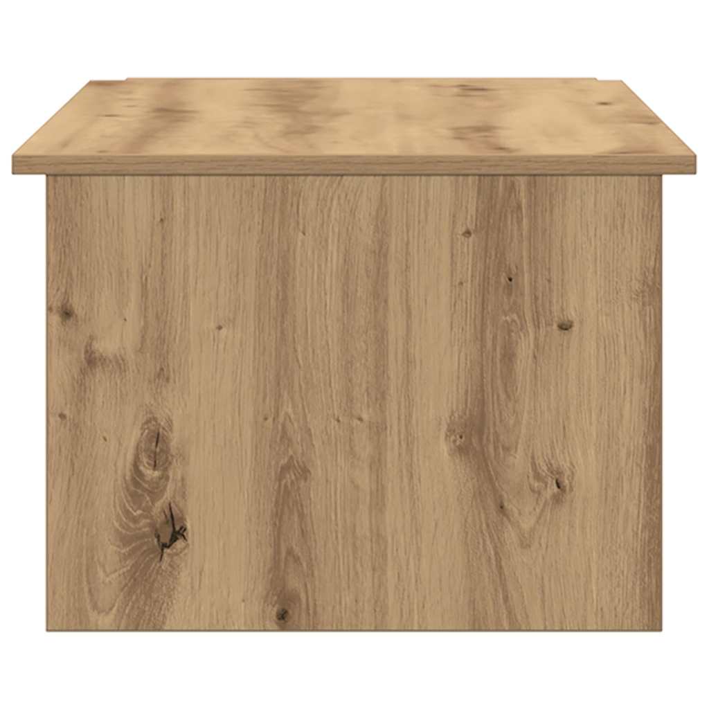Salontafel 150x50x35 cm bewerkt hout artisanaal eikenkleur is nu te koop bij PeponiXL, paradijselijk wonen!