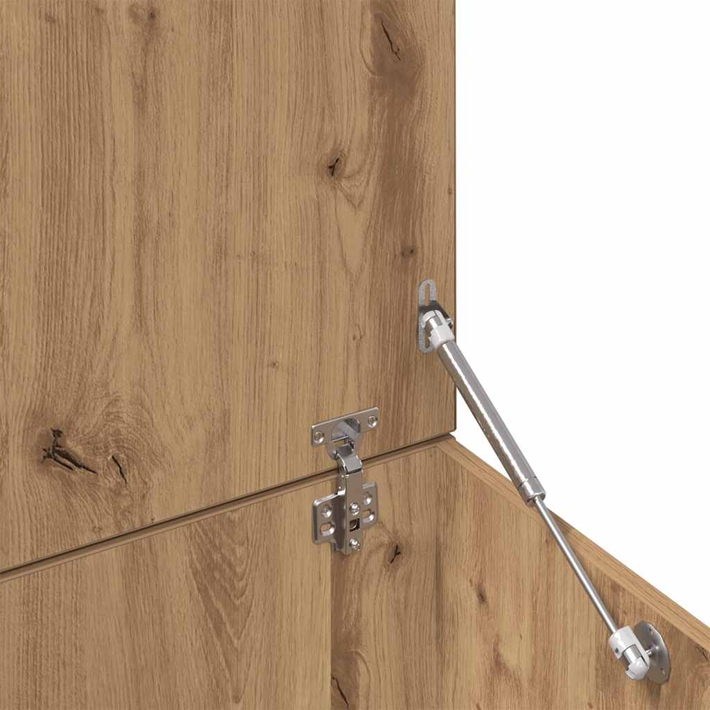 Salontafel 150x50x35 cm bewerkt hout artisanaal eikenkleur is nu te koop bij PeponiXL, paradijselijk wonen!