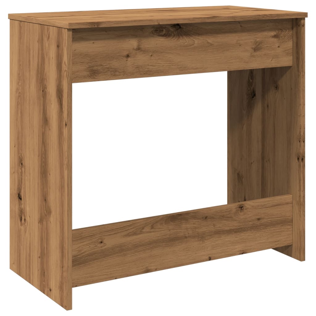 Bureau 80x40x75 cm bewerkt hout artisanaal eikenkleurig is nu te koop bij PeponiXL, paradijselijk wonen!