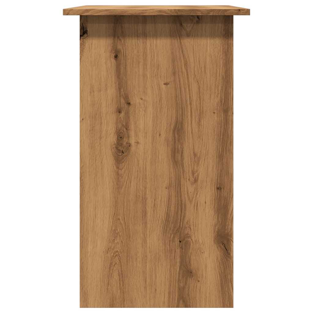 Bureau 80x45x74 cm bewerkt hout artisanaal eikenkleur is nu te koop bij PeponiXL, paradijselijk wonen!