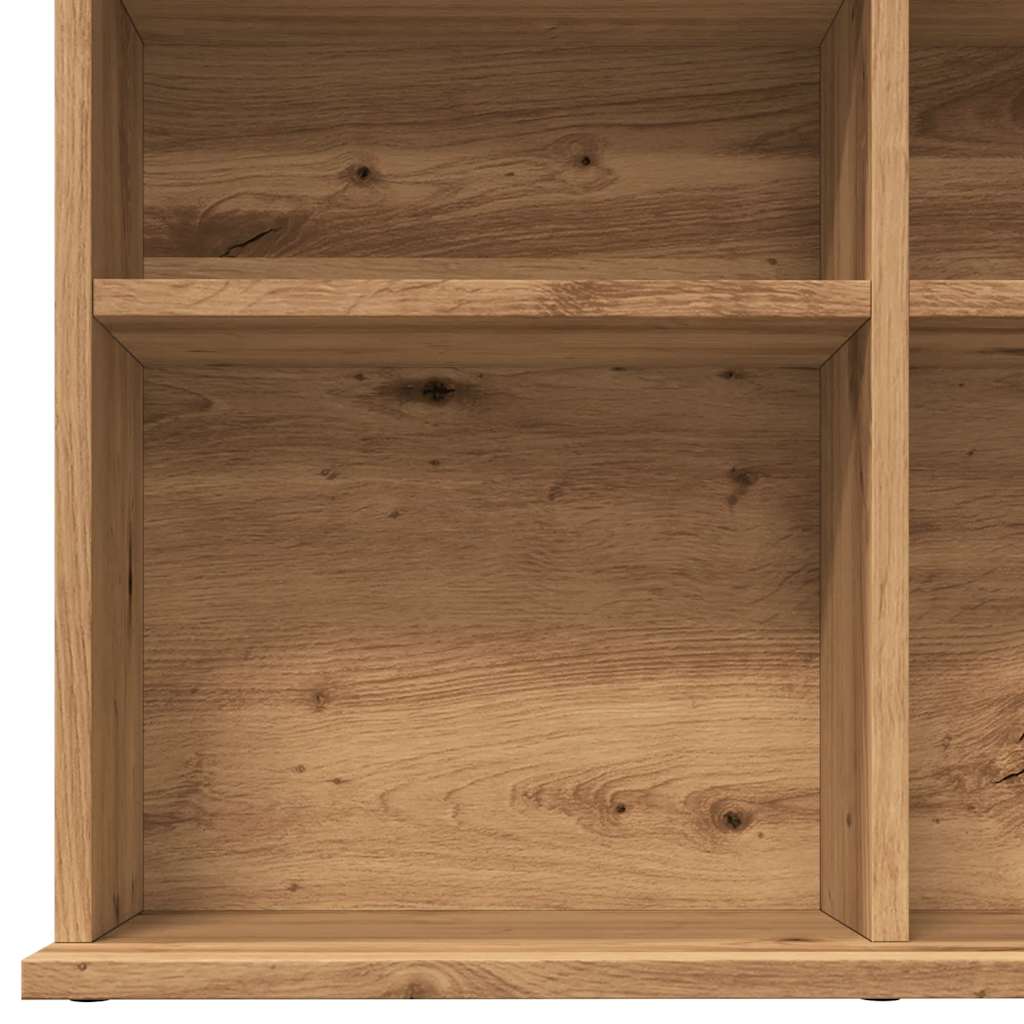 Cd-kast 100x23x89,5 cm bewerkt hout artisanaal eikenkleurig is nu te koop bij PeponiXL, paradijselijk wonen!