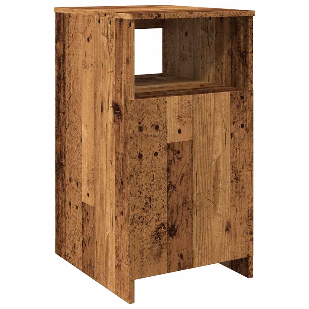 Ladekast 40x50x76 cm bewerkt hout oud houtkleurig is nu te koop bij PeponiXL, paradijselijk wonen!
