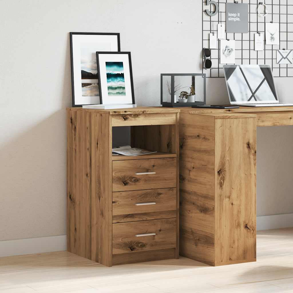Ladekast 40x50x76 cm bewerkt hout artisanaal eikenkleur is nu te koop bij PeponiXL, paradijselijk wonen!
