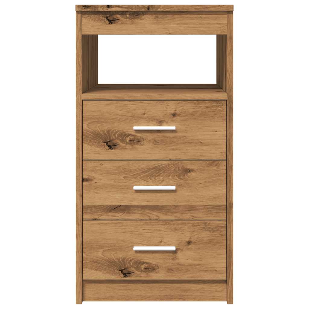 Ladekast 40x50x76 cm bewerkt hout artisanaal eikenkleur is nu te koop bij PeponiXL, paradijselijk wonen!