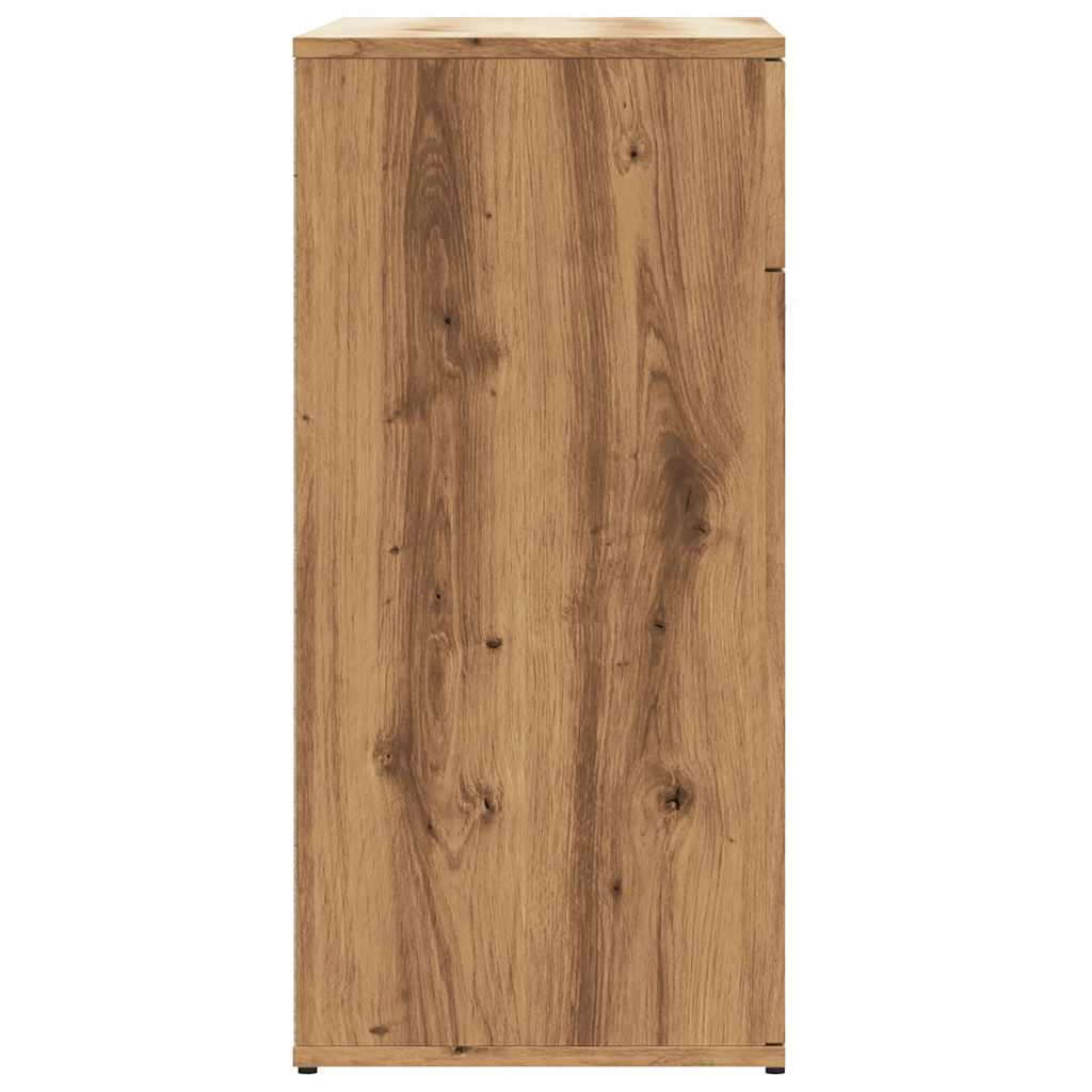 Dressoir 80x36x75 cm bewerkt hout artisanaal eikenkleur is nu te koop bij PeponiXL, paradijselijk wonen!