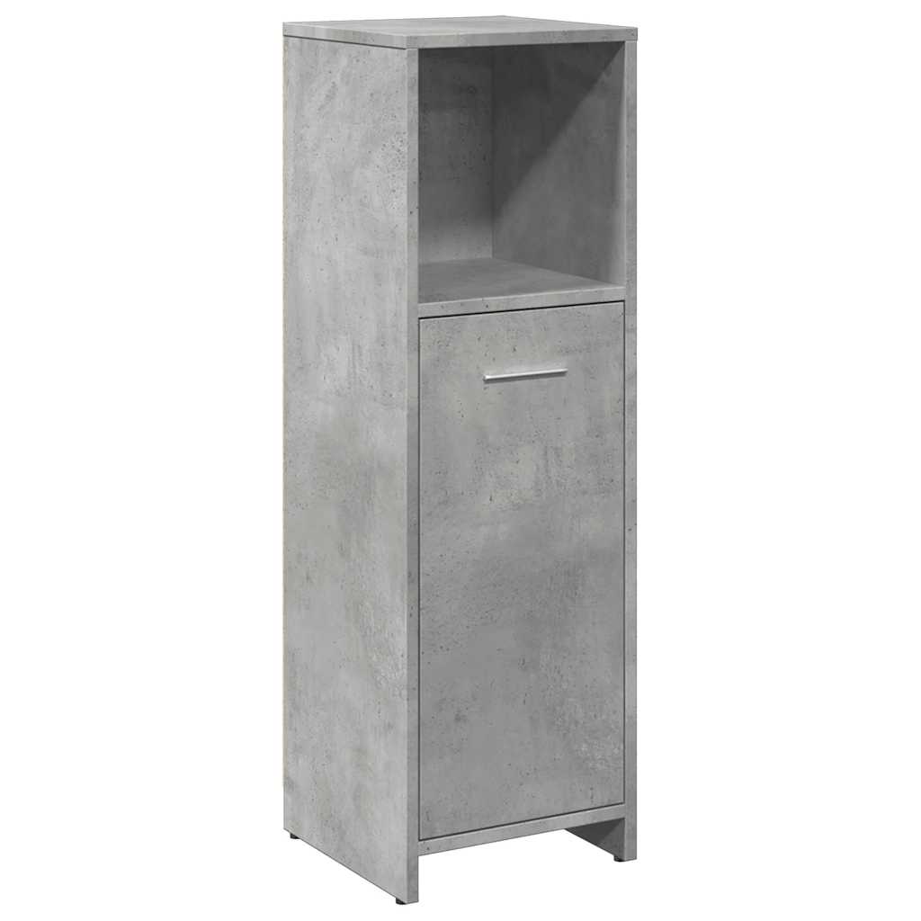 Badkamerkast 30x30x95 cm spaanplaat betongrijs is nu te koop bij PeponiXL, paradijselijk wonen!